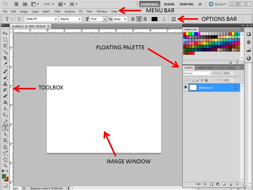 Now, you couldn't use the Adobe without its tools, but before
